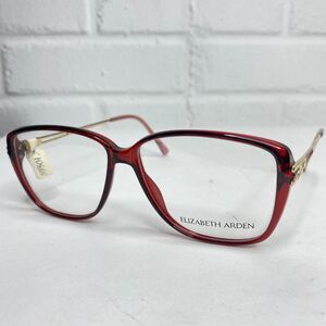 Elizabeth Arden EA-615-3 Red Square Full Rim Eyeglasses Frames‎ A3 H2057